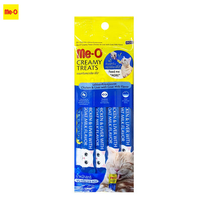 Me-O Creamy Cat Treats (15g x 4 Sachets)