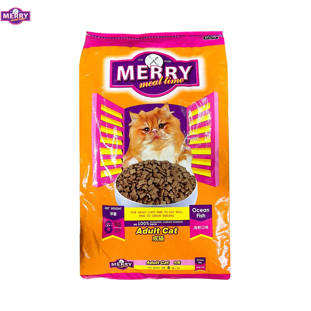 Merry Mealtime Dry Cat Food 8Kg