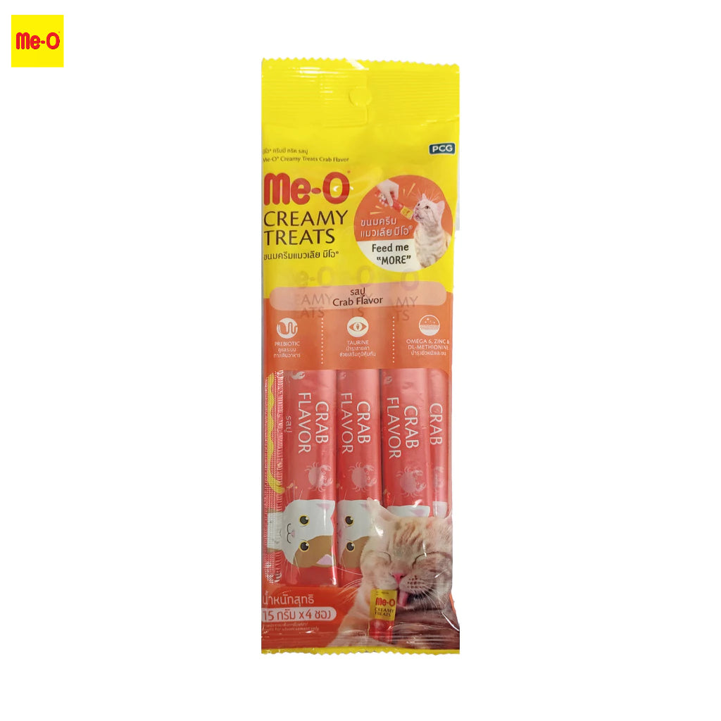 Me-O Creamy Cat Treats (15g x 4 Sachets)