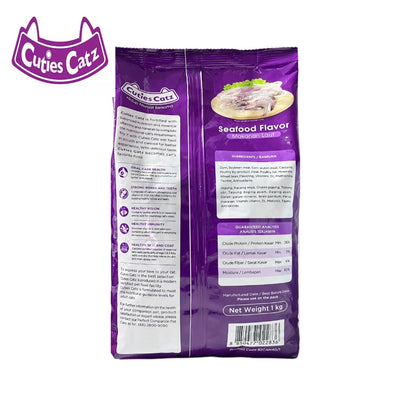 Cuties Catz Cat Dry food 1kg - Seafood / Tuna