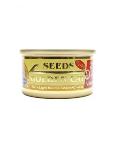 Golden Cat Tuna Light Meat and Chicken  and Cheese 80g