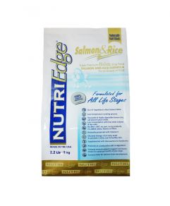 Nutri Edge Holistic Dog Food Salmon and Rice 1kg (2.2lbs)