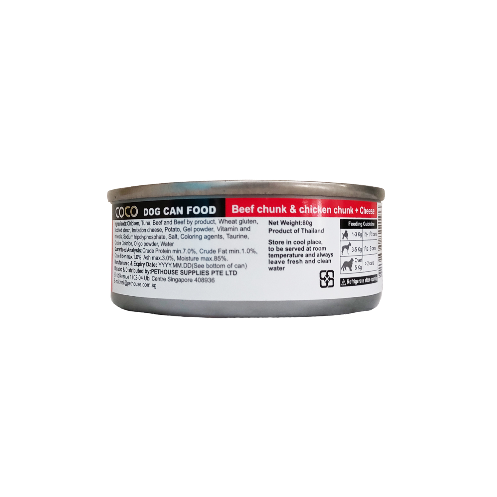 COCO Beef Chicken And Cheese 80g 4719865822196 Back