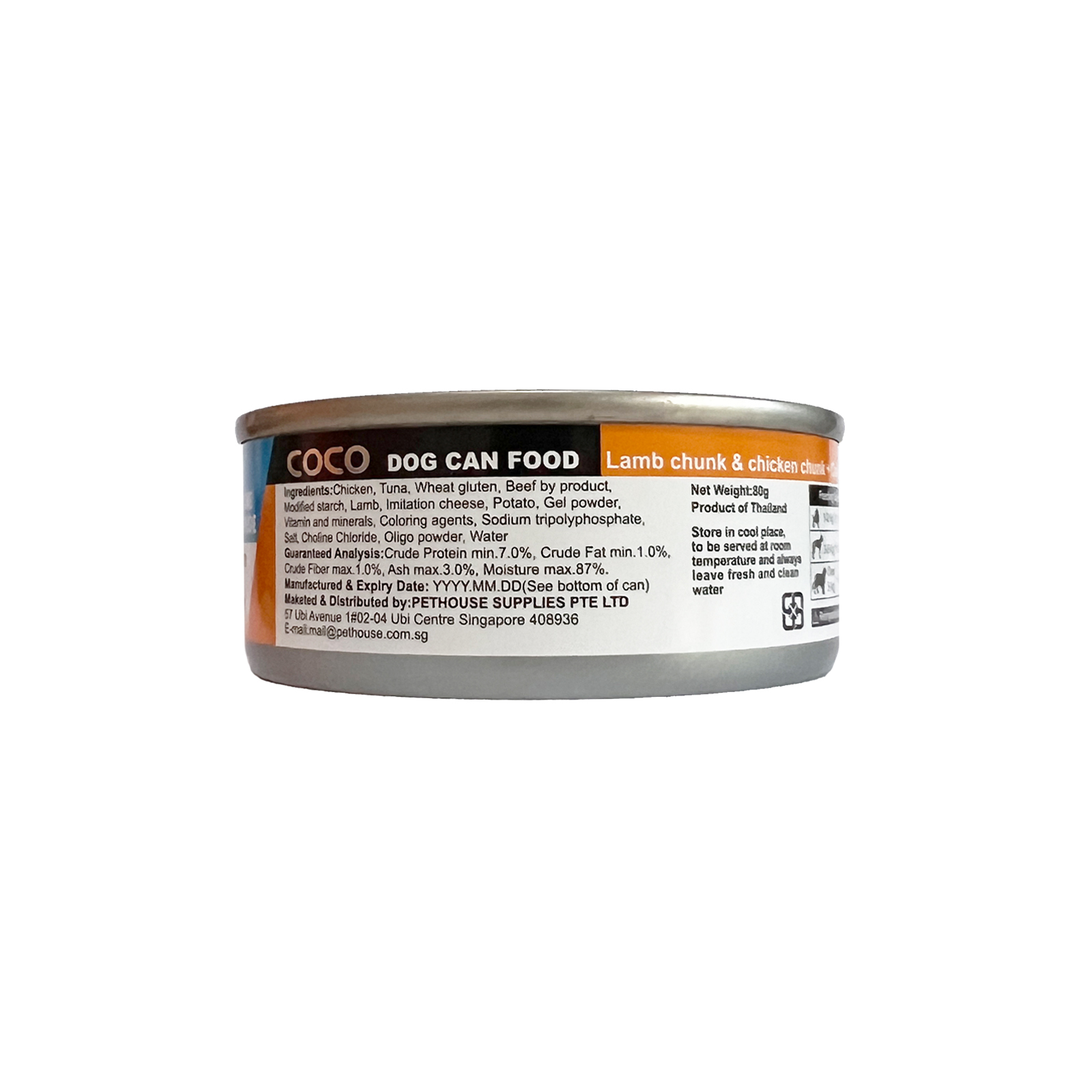 COCO Lamb Chicken And Cheese 80g 4719865822332 Back