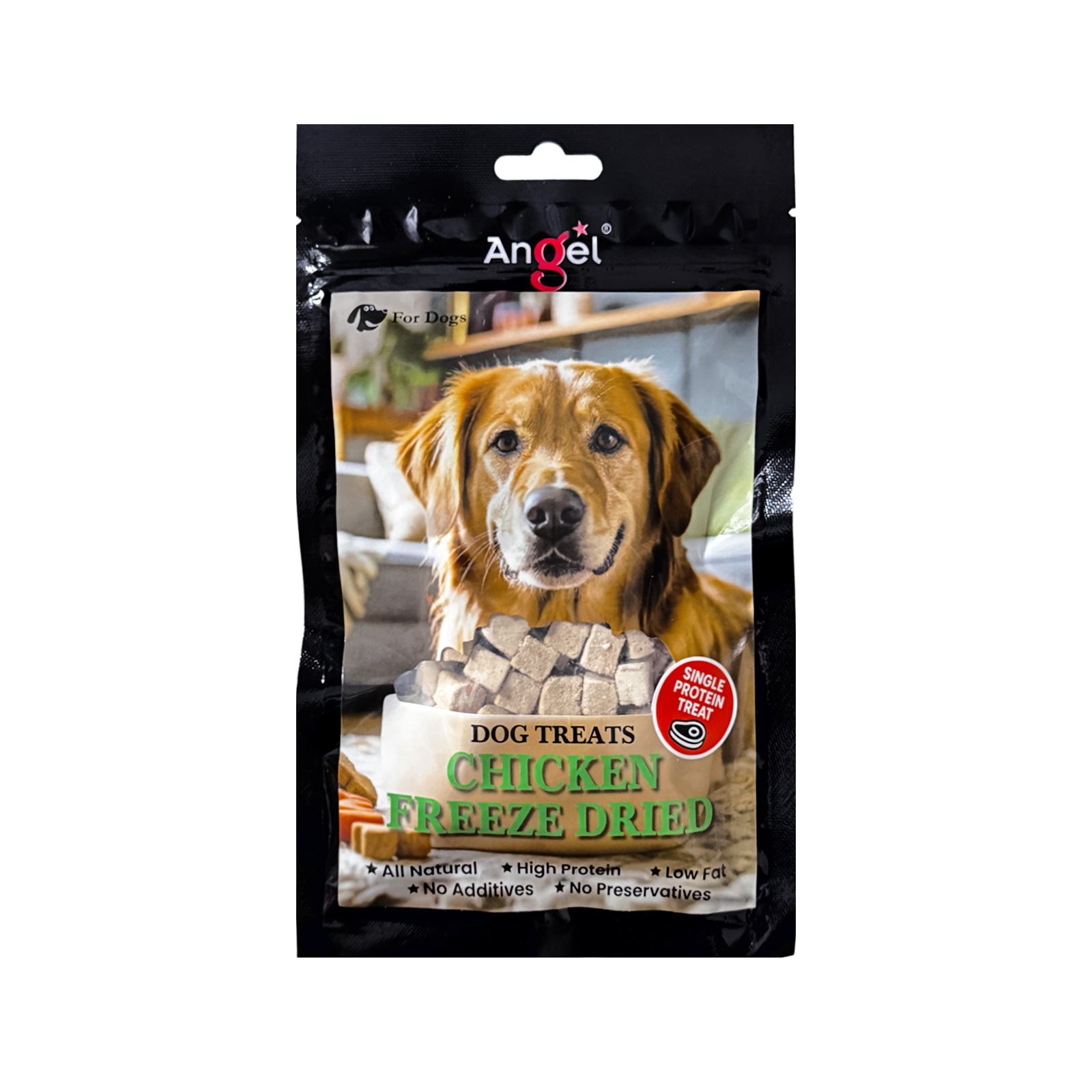 Angel Dog Treats Freeze Dried Chicken 30g Front 8886352130044