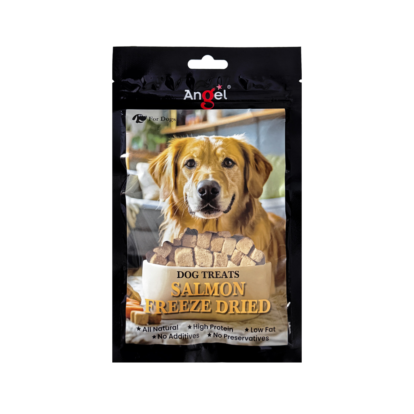 Angel Dog Treats Freeze Dried Salmon 30g Front 8886352130051