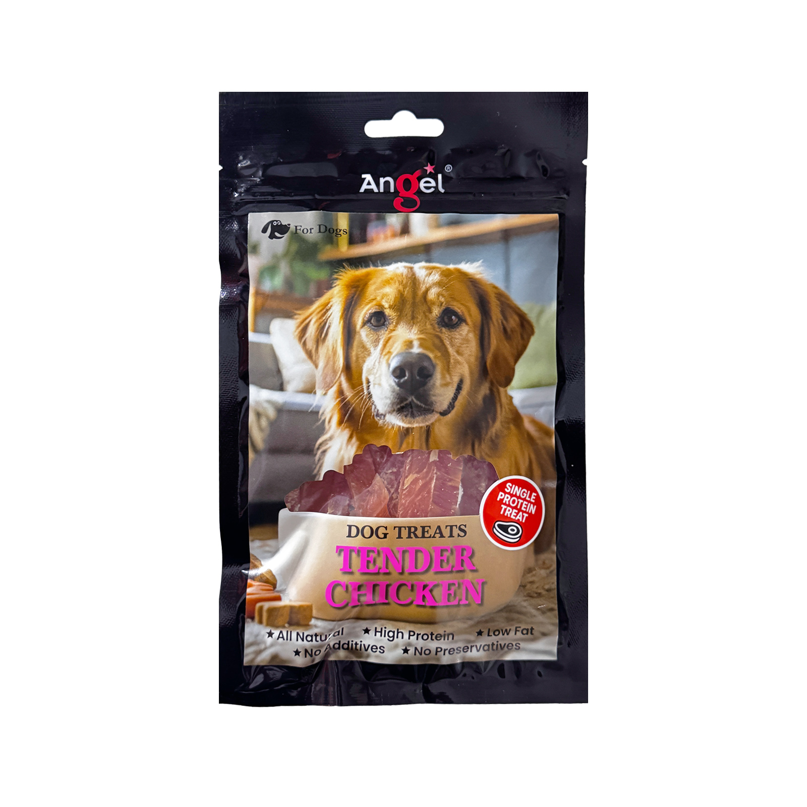 Angel Dog Treats Tender Chicken 100g Front 8886352130105
