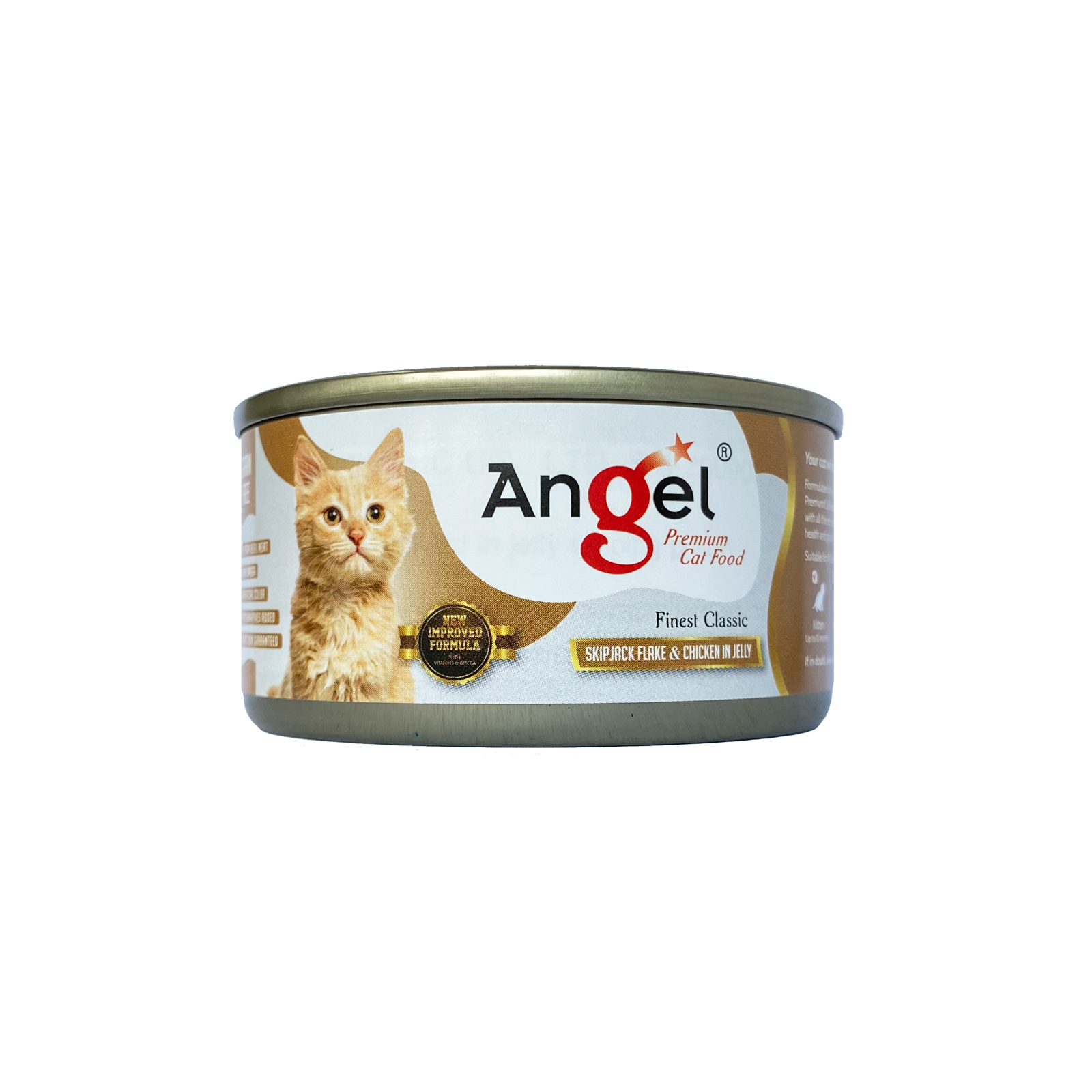 Angel Skipjack Flake And Chicken In Jelly Wet Cat Food 80g Front 8886352120120