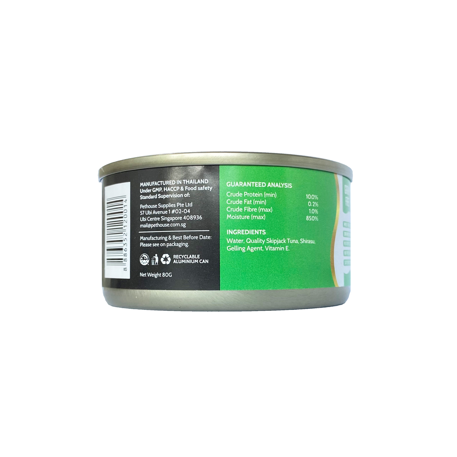 Angel Skipjack Flake With Shirasu In Jelly 80g Back 8886352120014