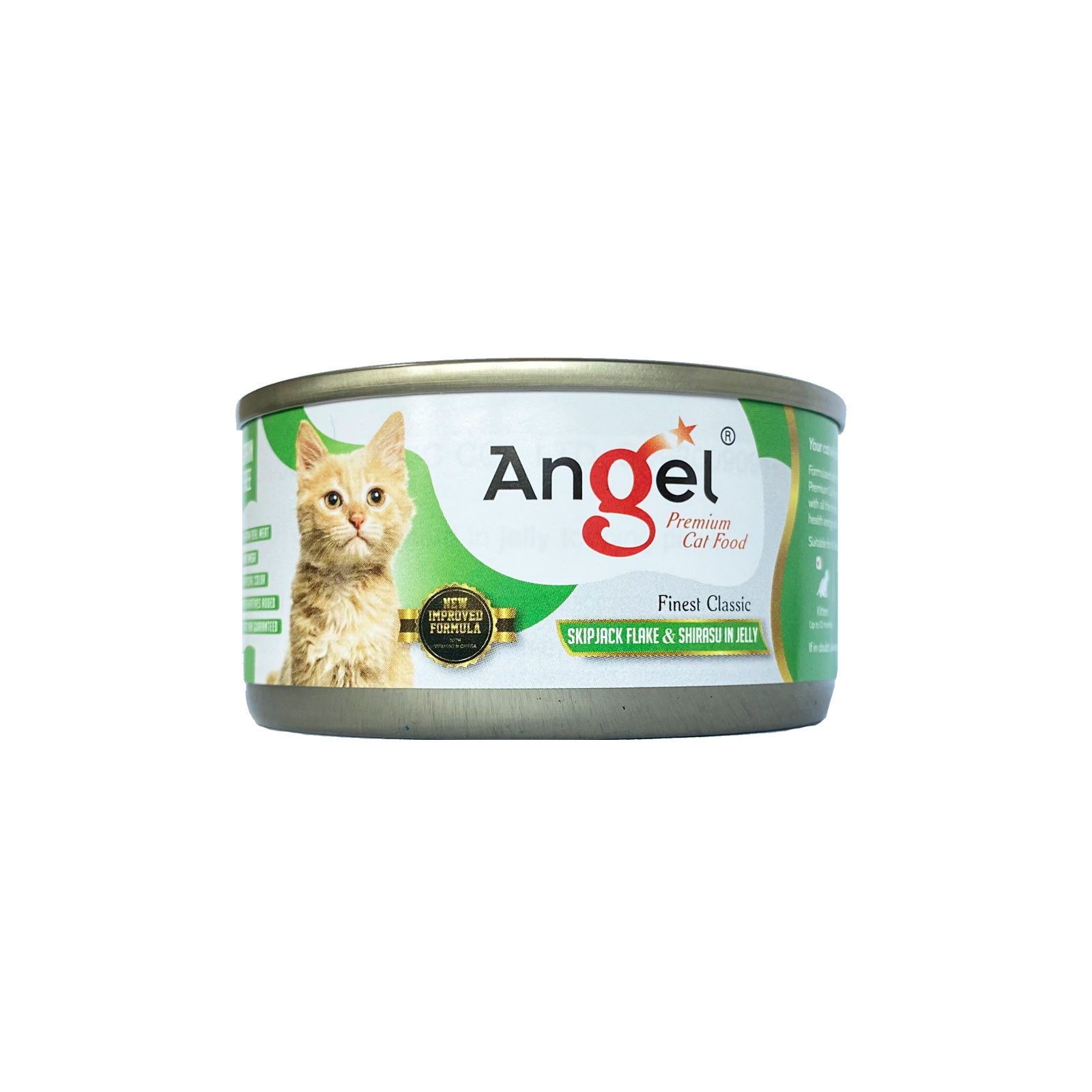 Angel Skipjack Flake With Shirasu In Jelly 80g Front 8886352120014