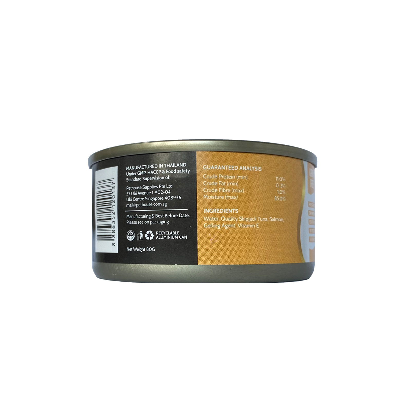 Angel Skipjack Flake And Salmon 80g Back 8886352120137