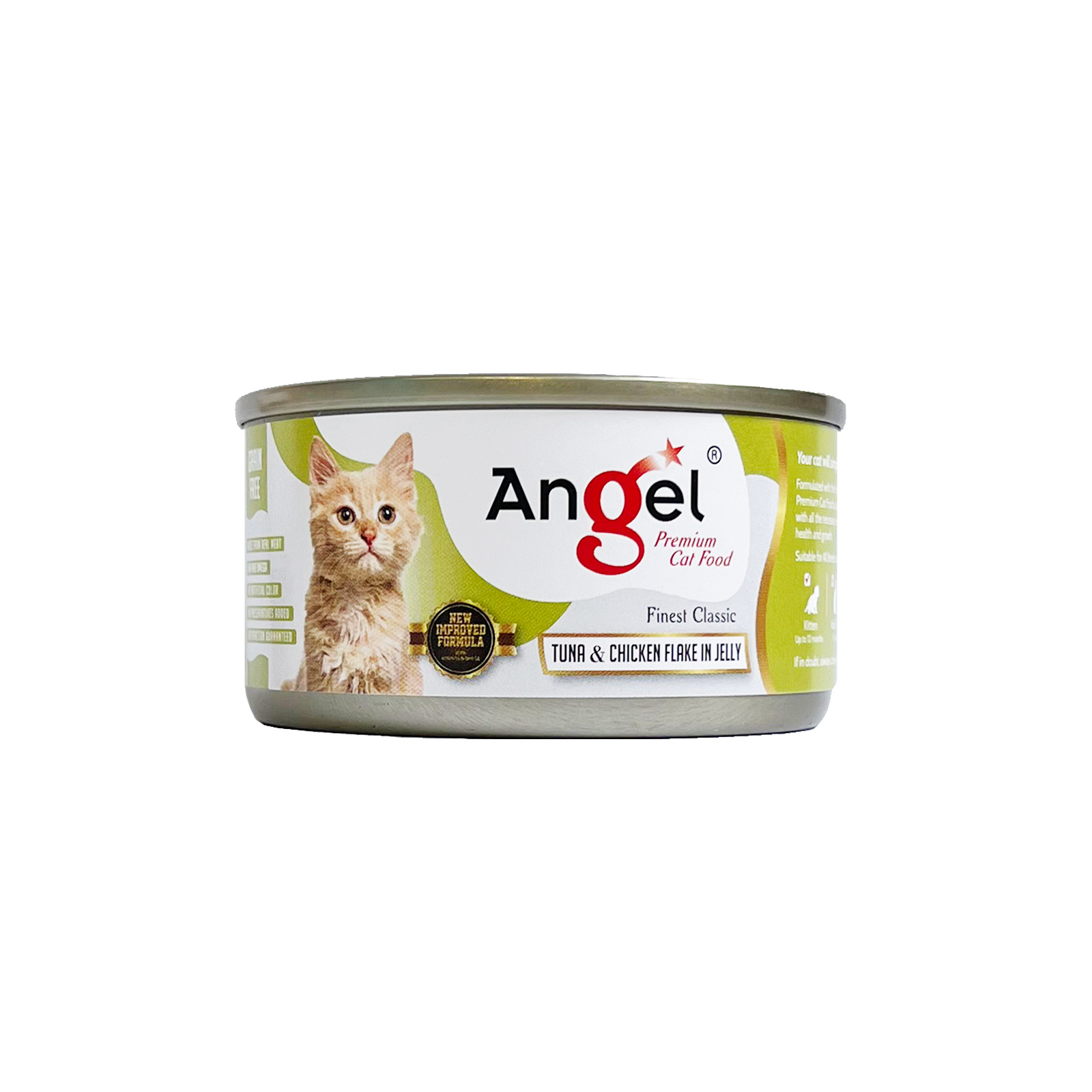 Angel Tuna And Chicken Flake In Jelly 80g Front New_8886352120229
