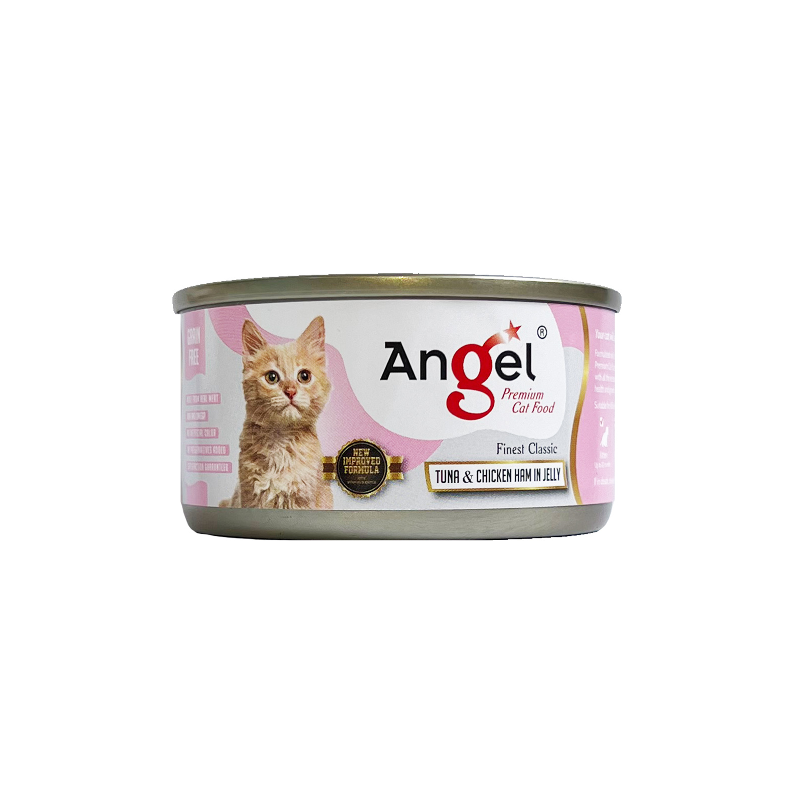 Angel Tuna And Chicken Ham In Jelly 80g Front New_8886352120236