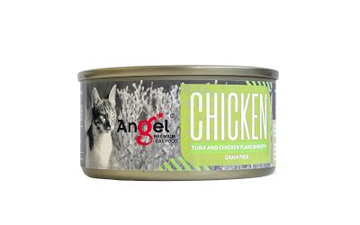 Angel Tuna and Chicken Flake in Broth 70g
