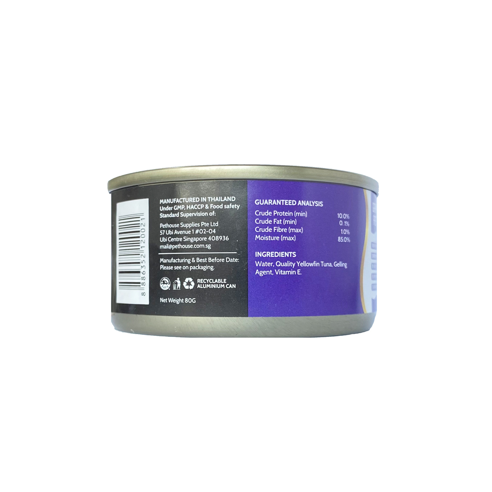 Angel Yellowfin Flake In Jelly 80g Back 8886352120021