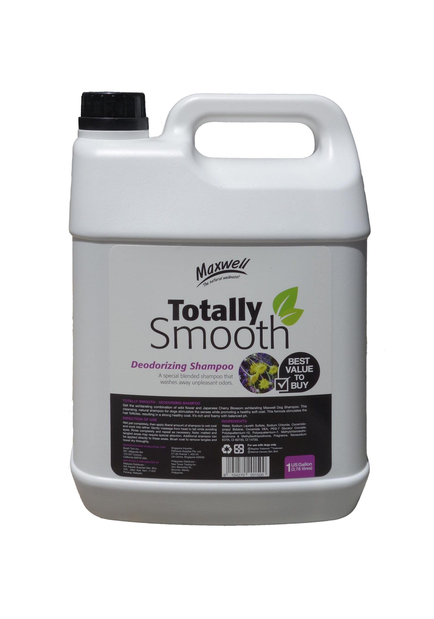 101 Maxwell Deodorizing Shampoo 4Litres 8104270201500