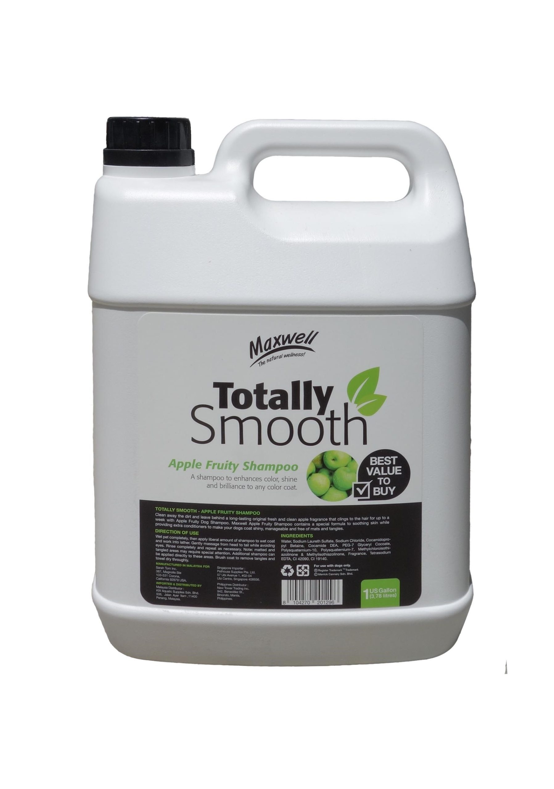 104 Maxwell Apple Fruity Shampoo 4Litres 8104270201296