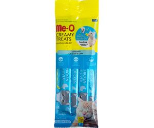 Me-O Creamy Treats Chicken and Liver (15g x 4 Sachets)