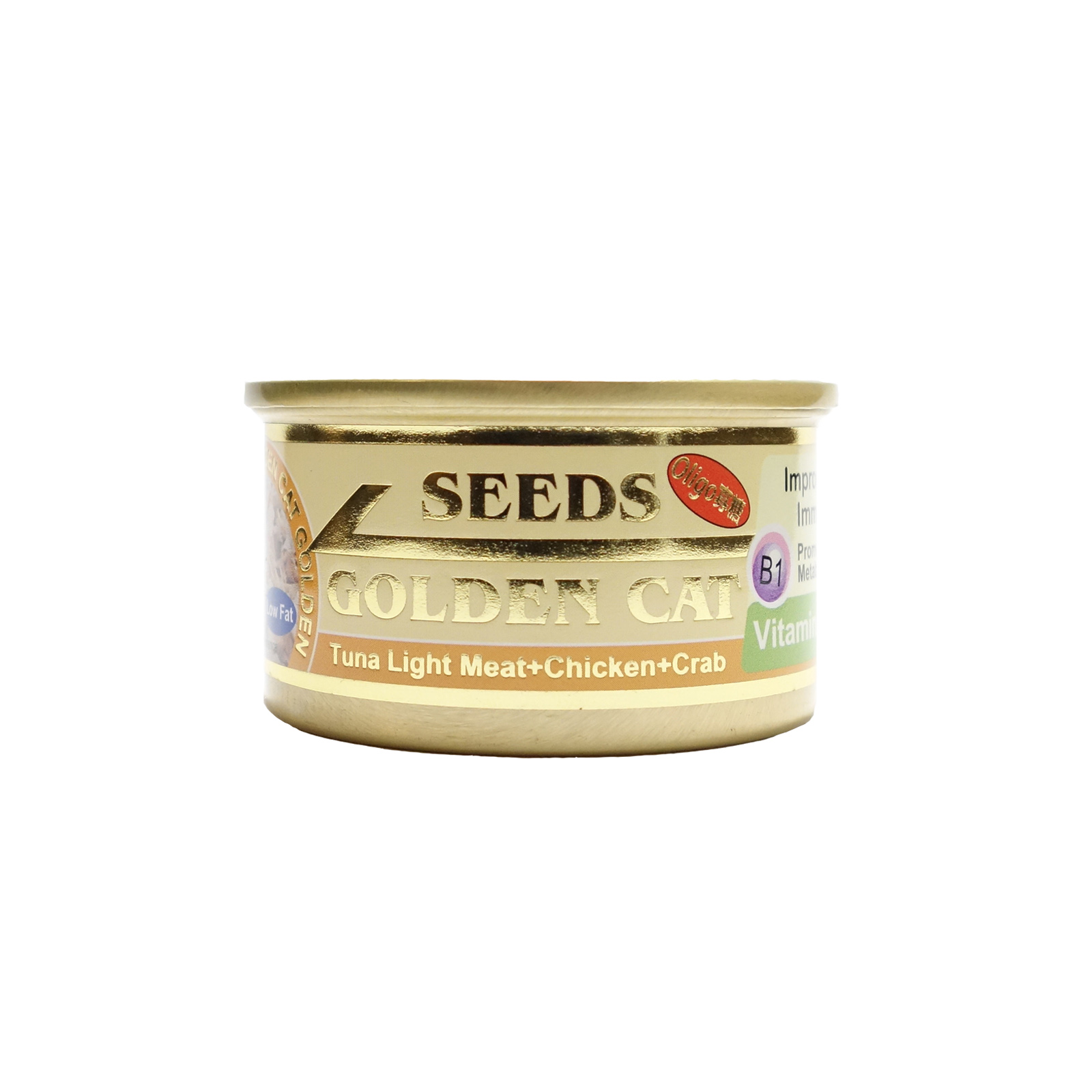 40 Golden Cat Tune Light Meat And Chicken And Crab 80g 4719865820093