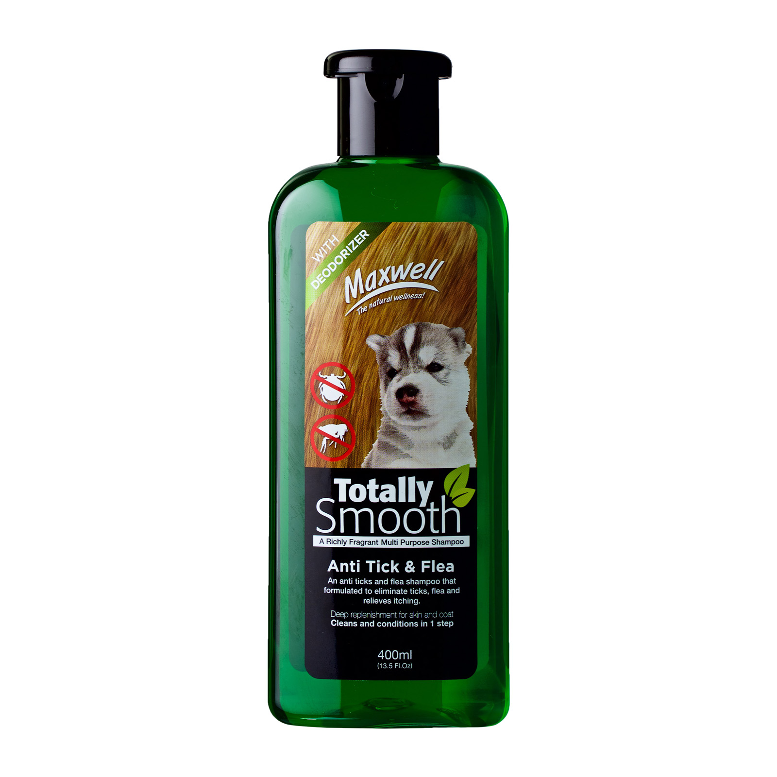 94 Maxwell Anti Tick And Flea Shampoo 400ml Front 810427020358