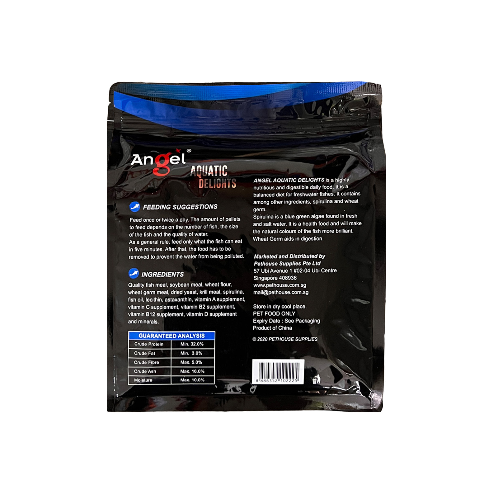 Angel Aquatic Delight 1kg Back 8886352102225