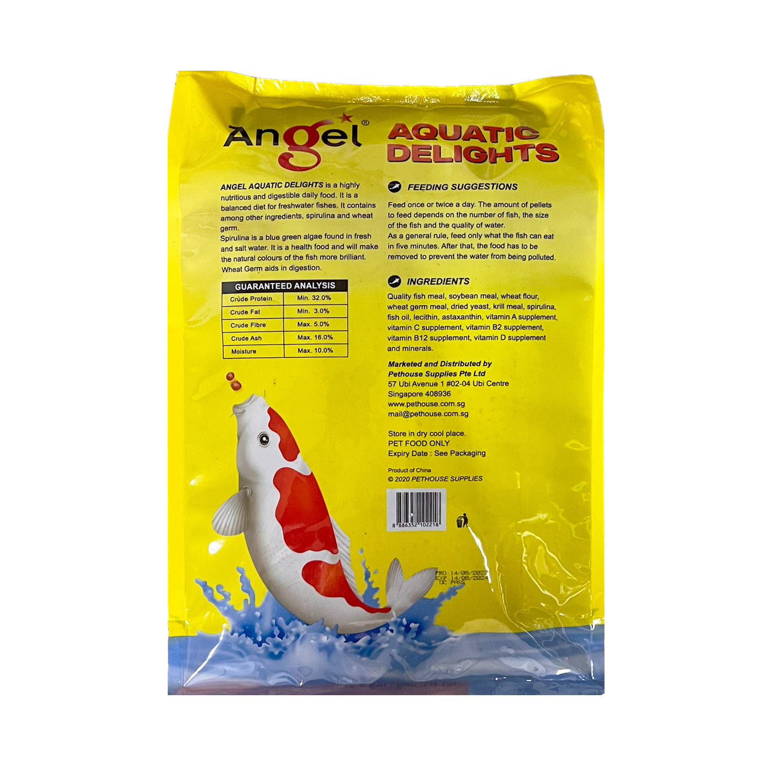 Angel Aquatic Delight 5kg Back 8886352102218