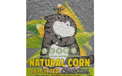 Angel Natural Corn Cat Litter 6L – Charcoal