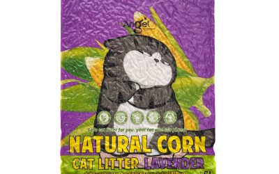 Angel Natural Corn Cat Litter 6L – Lavender