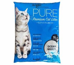 Angel Pure Premium Cat Litter Ocean Breeze Scented 10L