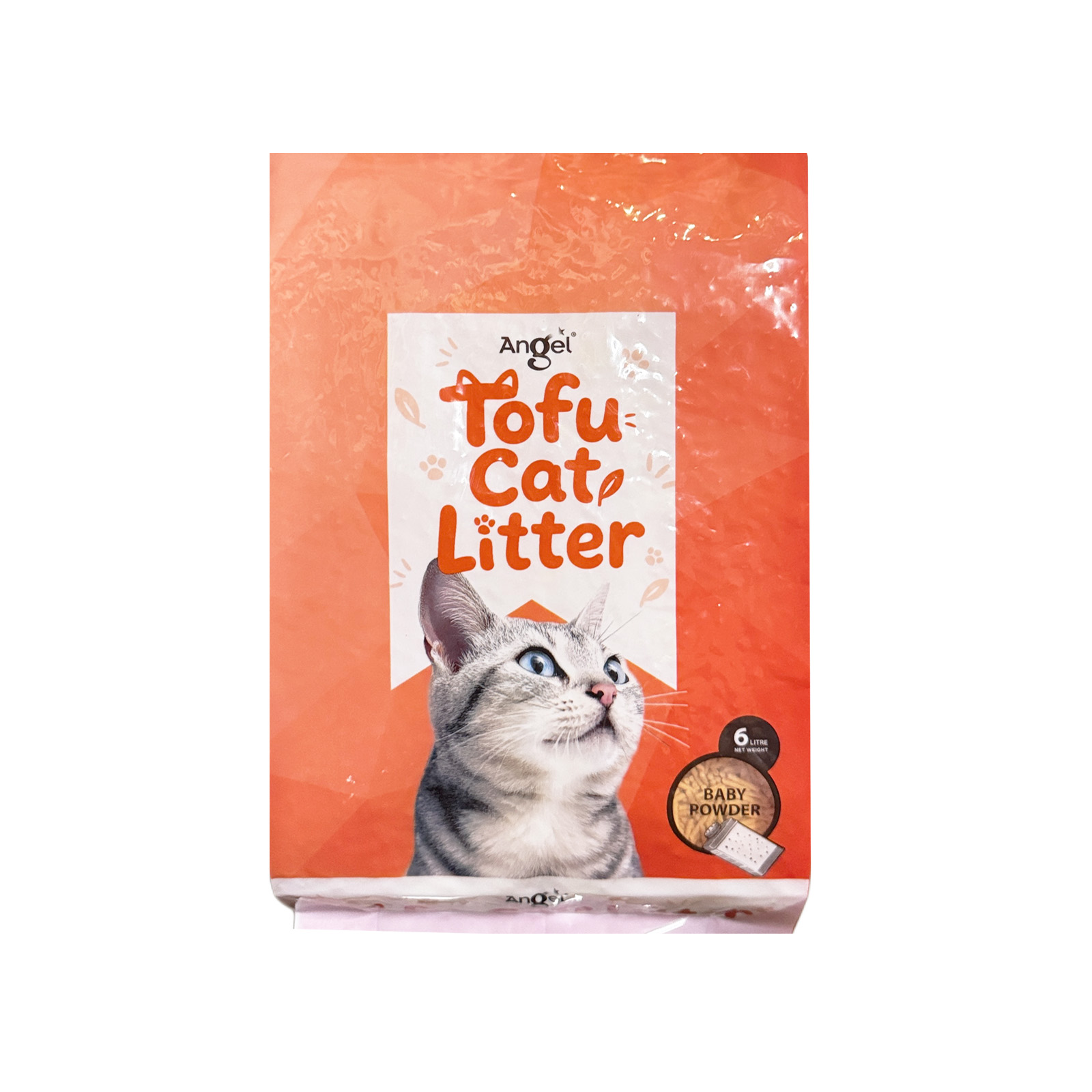 Angel Tofu Cat Litter Baby Powder 6L Front 8886352104021