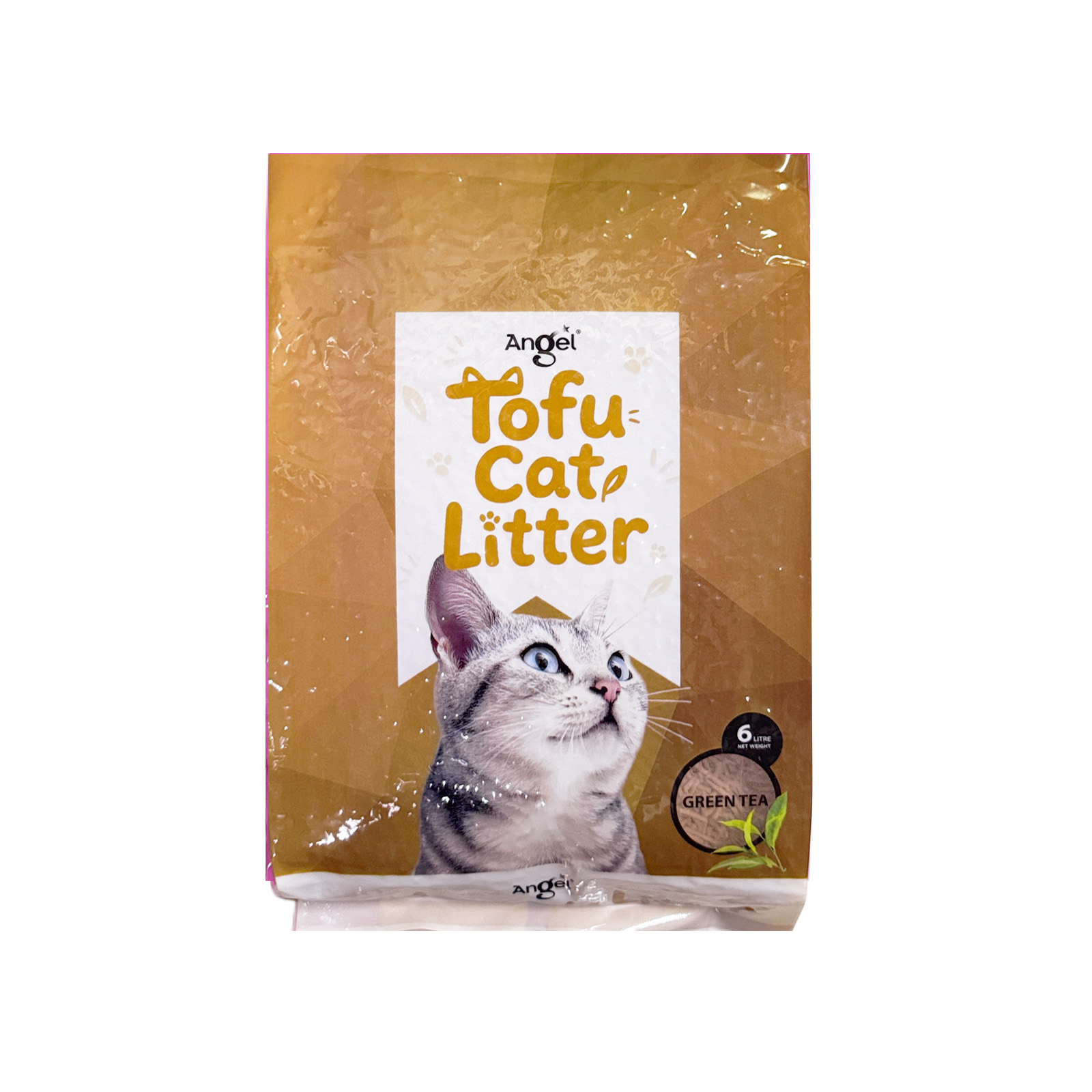 Angel Tofu Cat Litter Green Tea 6L Front 8886352104038