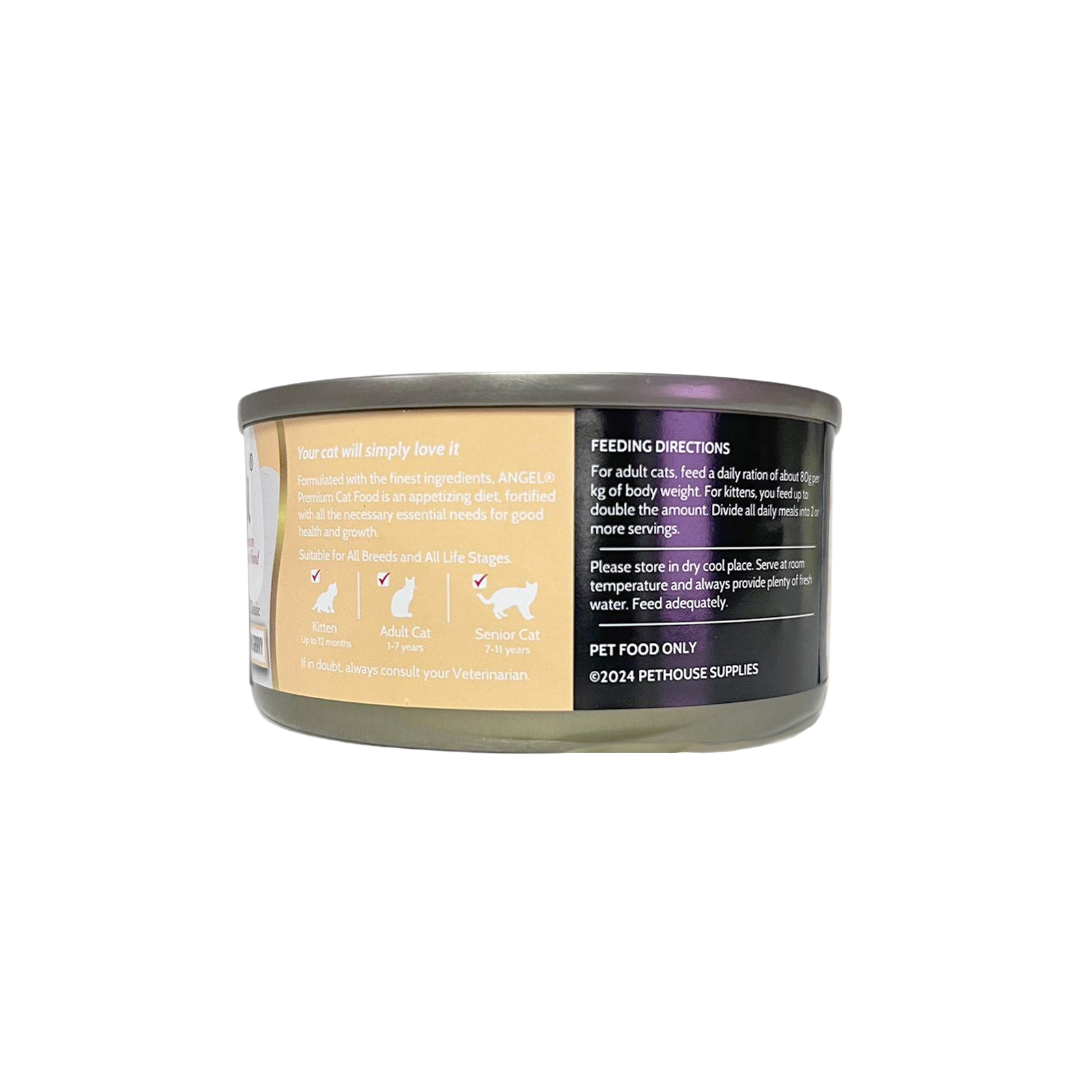 Angel Tuna And Chicken In Gravy 80g Back2 8886352120410