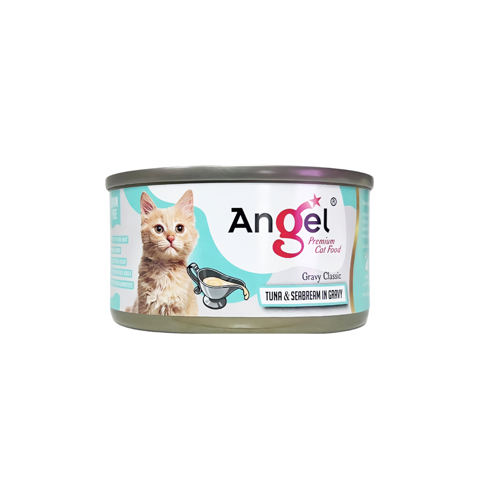 Angel Tuna And Seabream In Gravy 80g Front 8886352120441