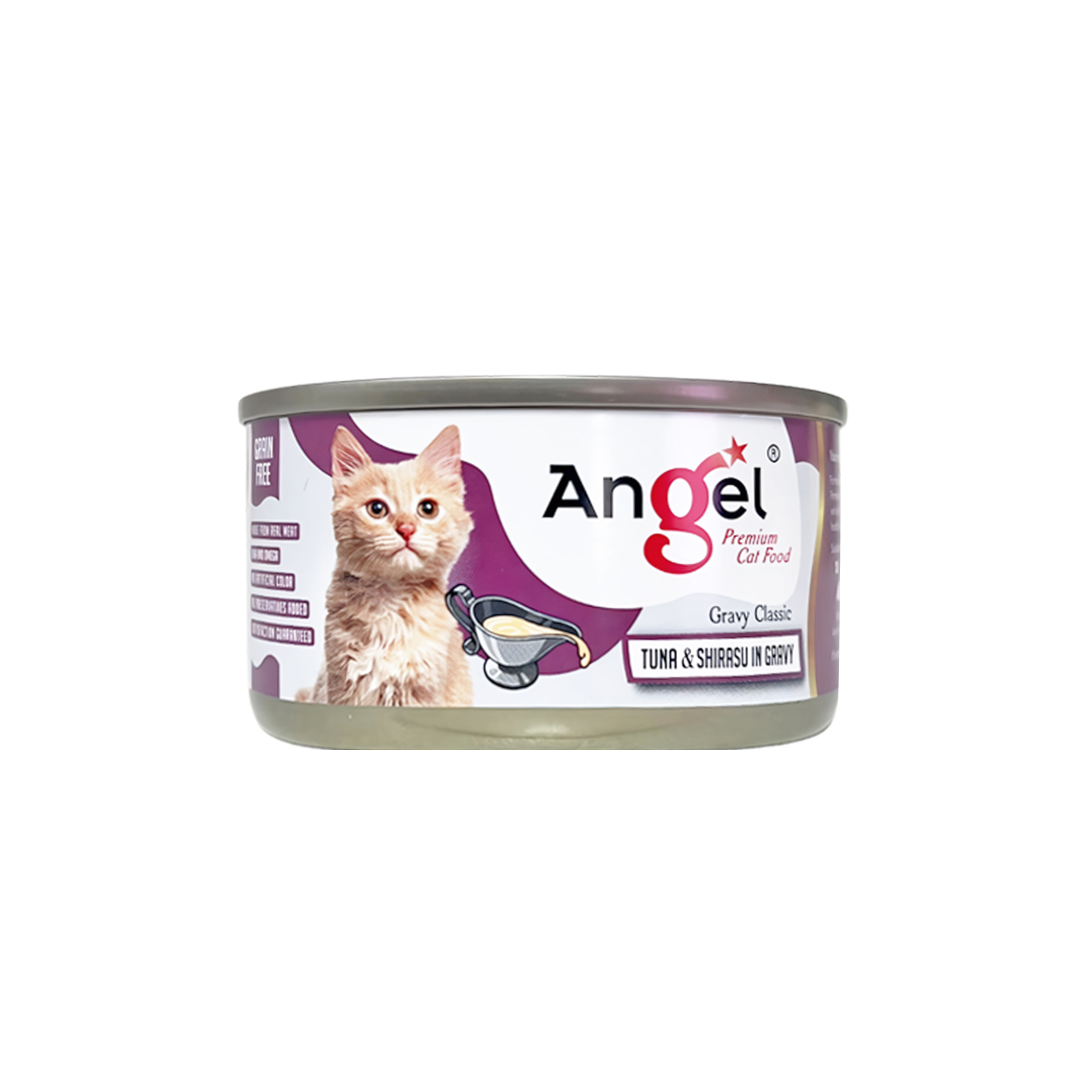 Angel Tuna And Shirasu In Gravy 80g Front 8886352120458