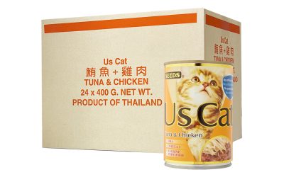 US Cat Tuna & Chicken 400g