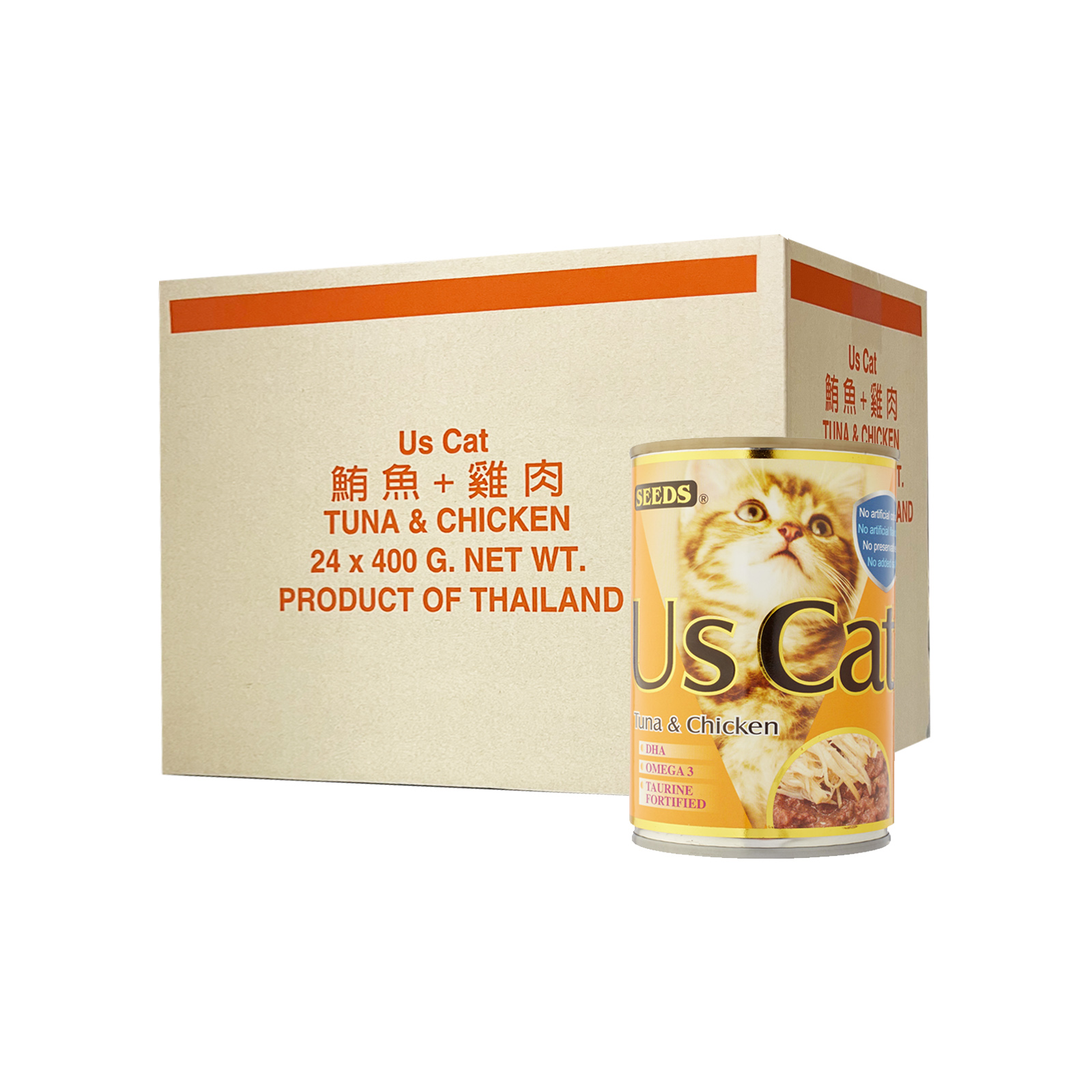 CTN US Cat Tuna & Chicken 400g 14719865825514