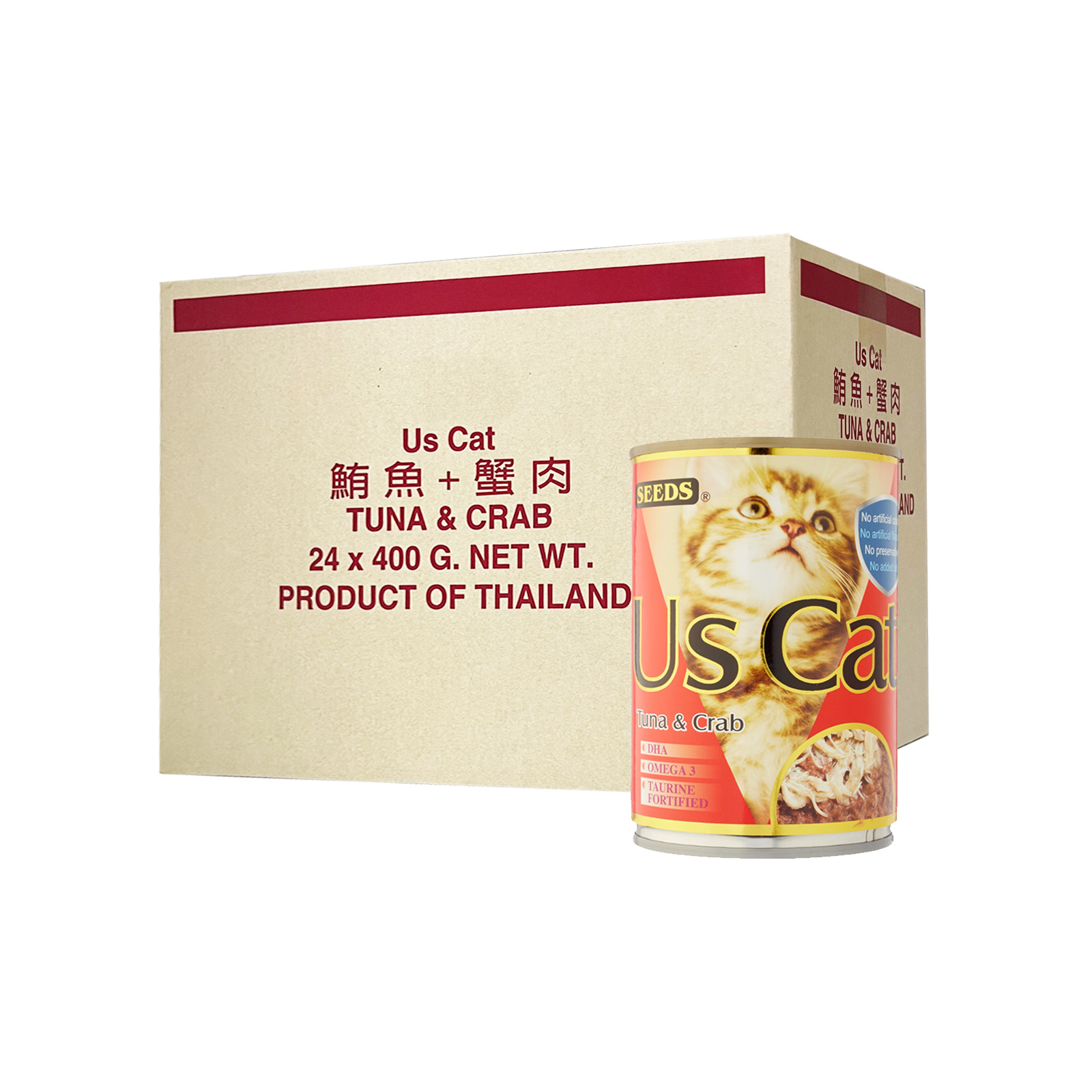 CTN US Cat Tuna & Crab 400g 14719865825507