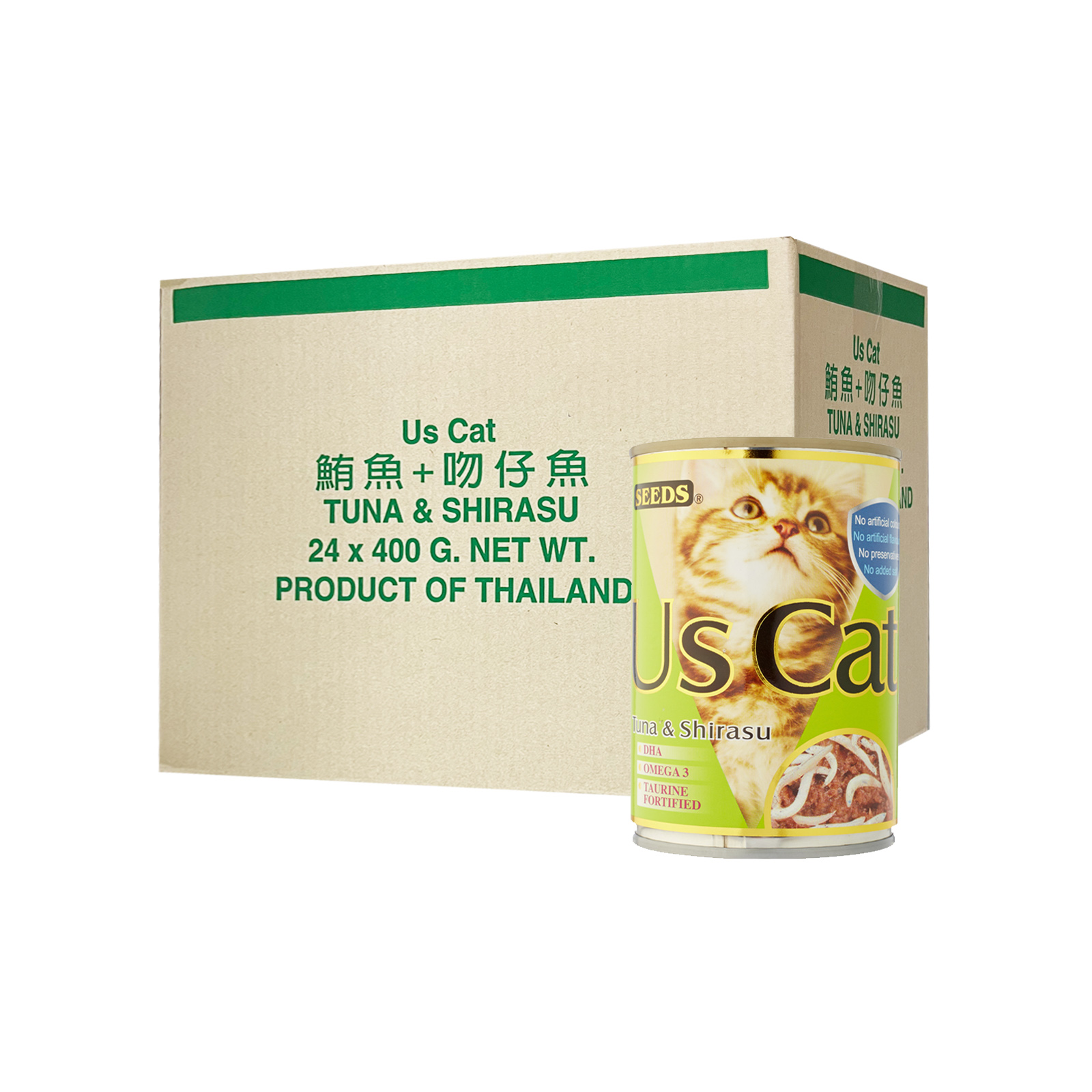 CTN US Cat Tuna & Shirasu 400g 14719865825538