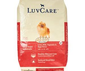 LuvCare Adult Small Breed Liver, Milk, Vegetable and Eggs 9kg