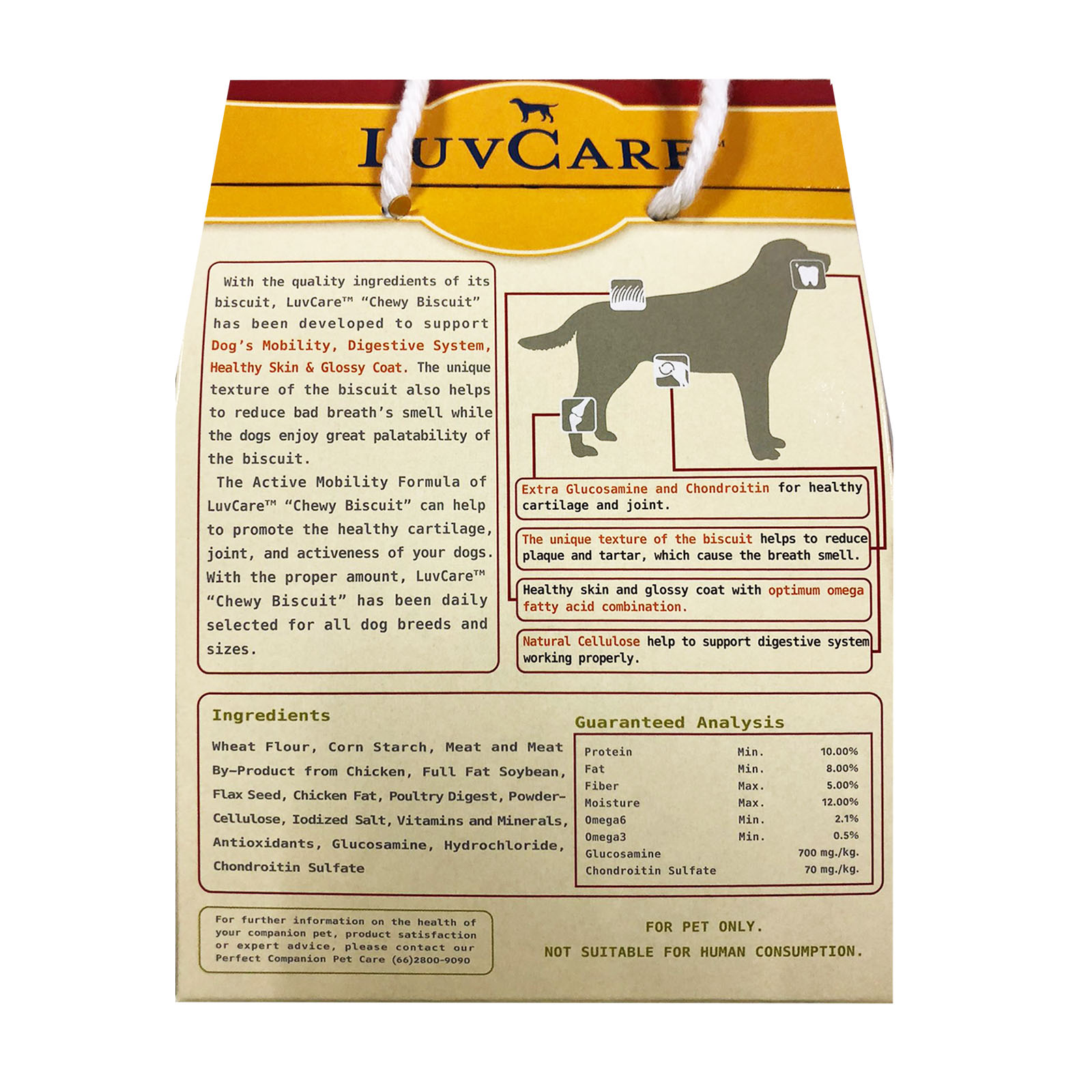 Luv Care Chewy Biscuit Back 300g