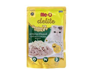 ME-O Delite Pouch Senior 7+ Tuna with Chicken in Jelly 70g