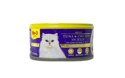 ME-O Delite Adult Cat can food Tuna & Chicken in Jelly 80g