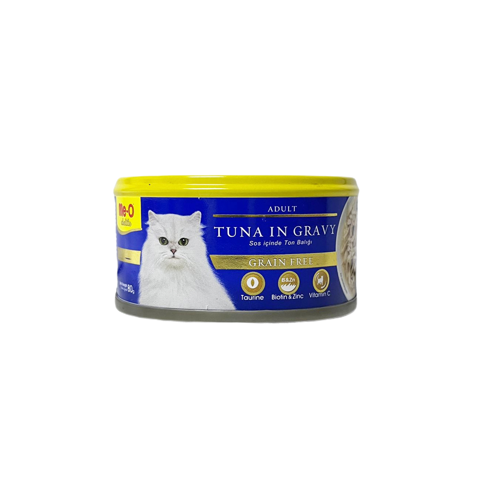 ME O Delite Adult Cat Tuna In Gravy 80g Front 8850477024137