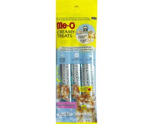 Me-O C. T. Kitten Chicken and Liver w/ Goat Milk (15g x 4 Sachets)