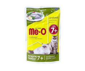Me-O Pouch Senior Cat Mackerel in Jelly