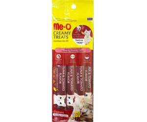 Me-O Creamy Treats Tuna and Tomato (15g x 4 Sachets)