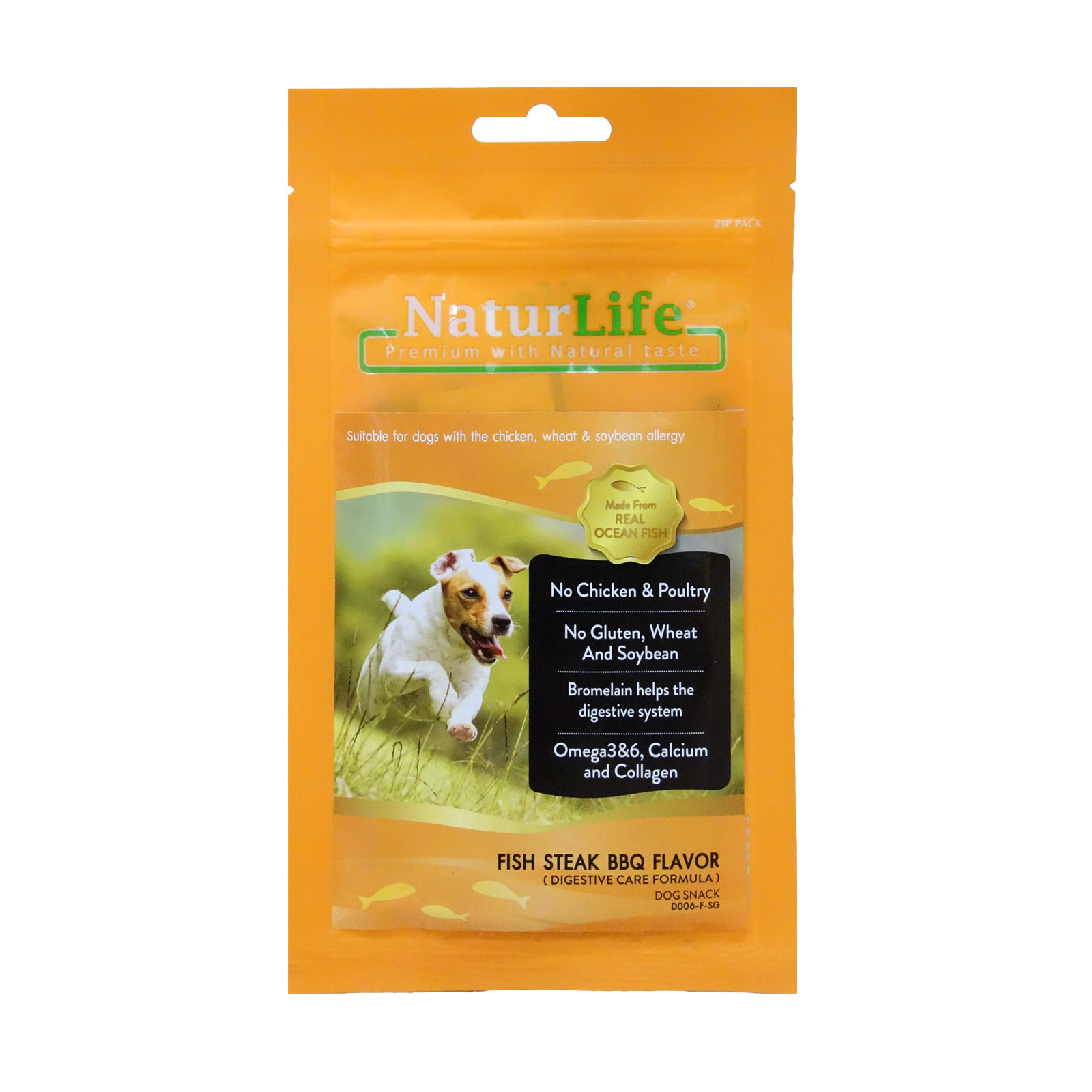 NaturLife Fish Steak BBQ Dog Treat 8859213900179 Front NEW