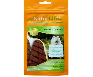 NaturLife Dog Salmon Flavor Steak -50g