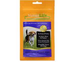 NaturLife Dog Salmon Flavor With Black Sesame (Health Care Formula) -55g