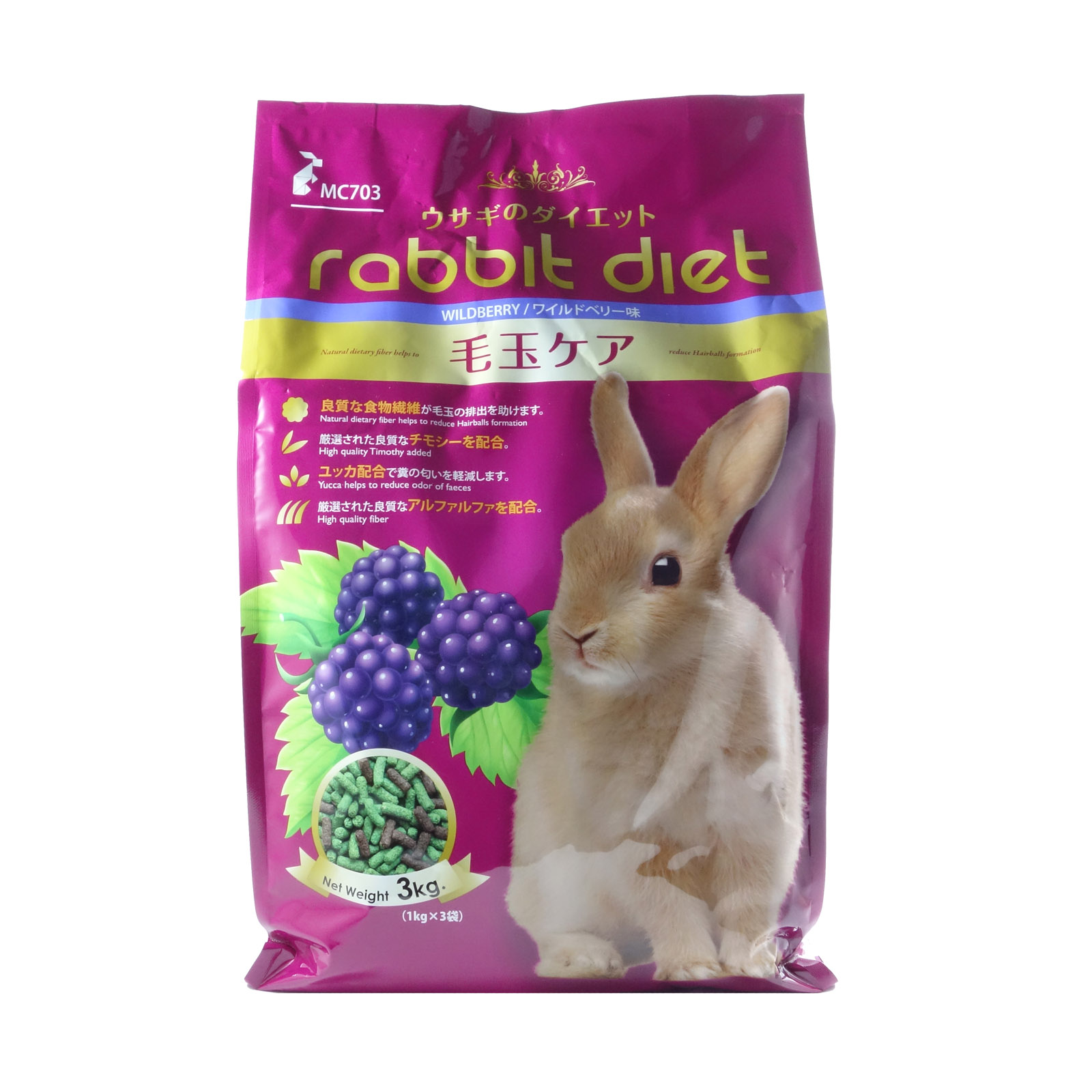 Rabbit Diet Wildberry 3kg 8850477757837